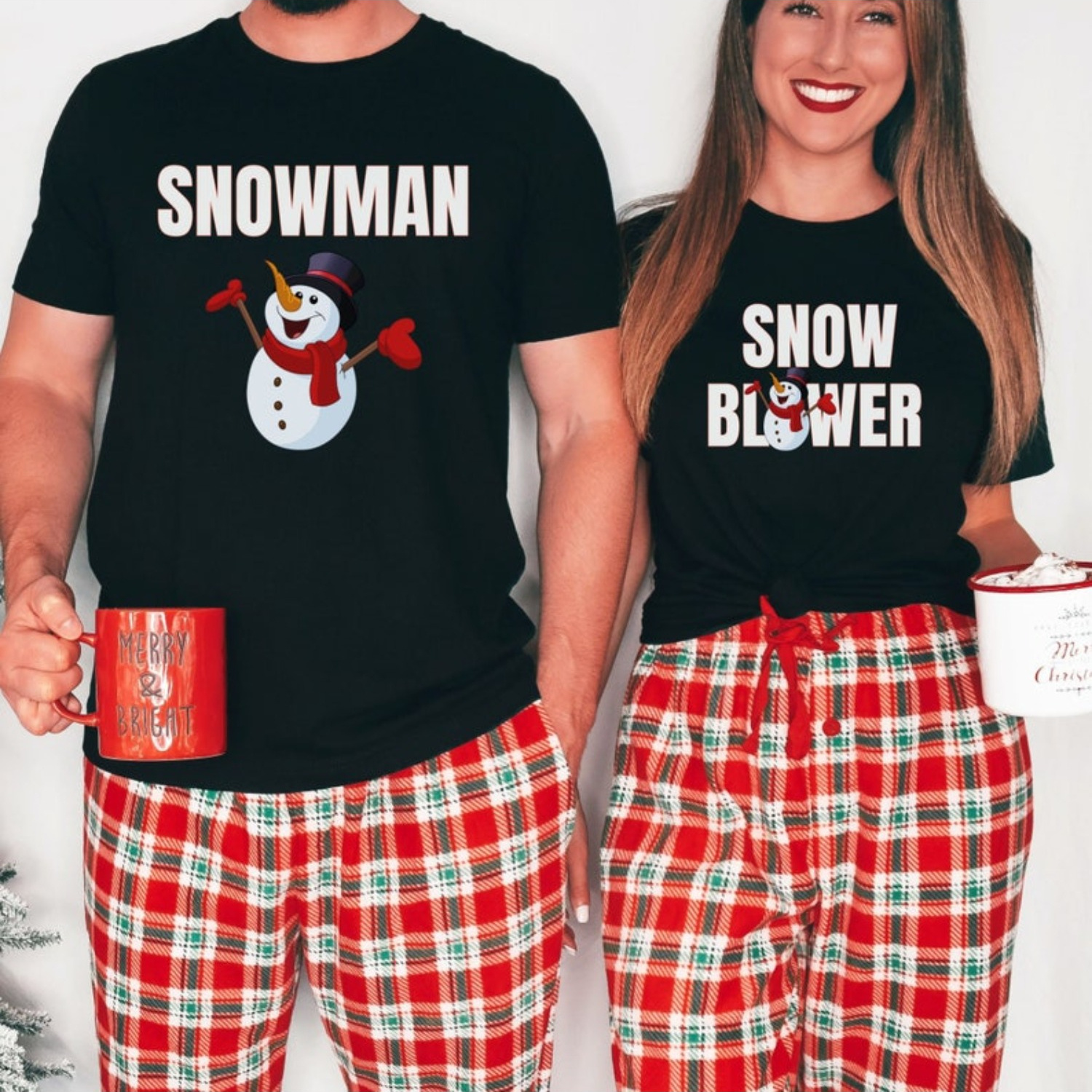 

Christmas Pajamas - Matching T-shirts For , , Round ,