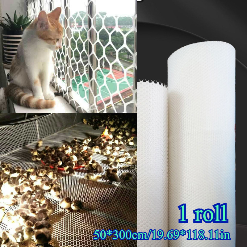 Roll Aperture Garden Protection Net Durable Plastic Safety  Fence for Cats, Chickens, Pets Children Secure Outdoor Play Area, Breedi