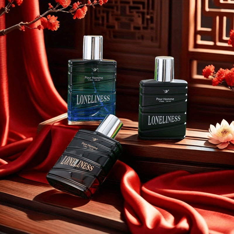 New Men'S Eau De Toilette, 3.4 Fl Oz Men'S Perfume - 3 Scents Long Lasting Freshness, Men'S Cologne, Romantic Date And Everyday Life, Valentine'S Day Gift, Men'S Perfume Modern Bottle Design
