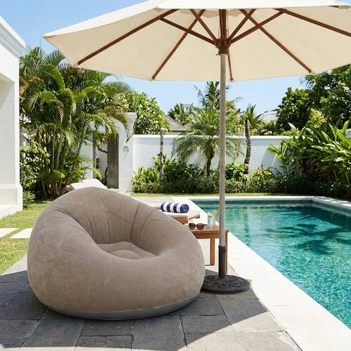 comfortable inflatable sofa chair designed for elliptical stable shape the body with armrests portable and easy to store multi scene universal suitable for indoor and outdoor leisure