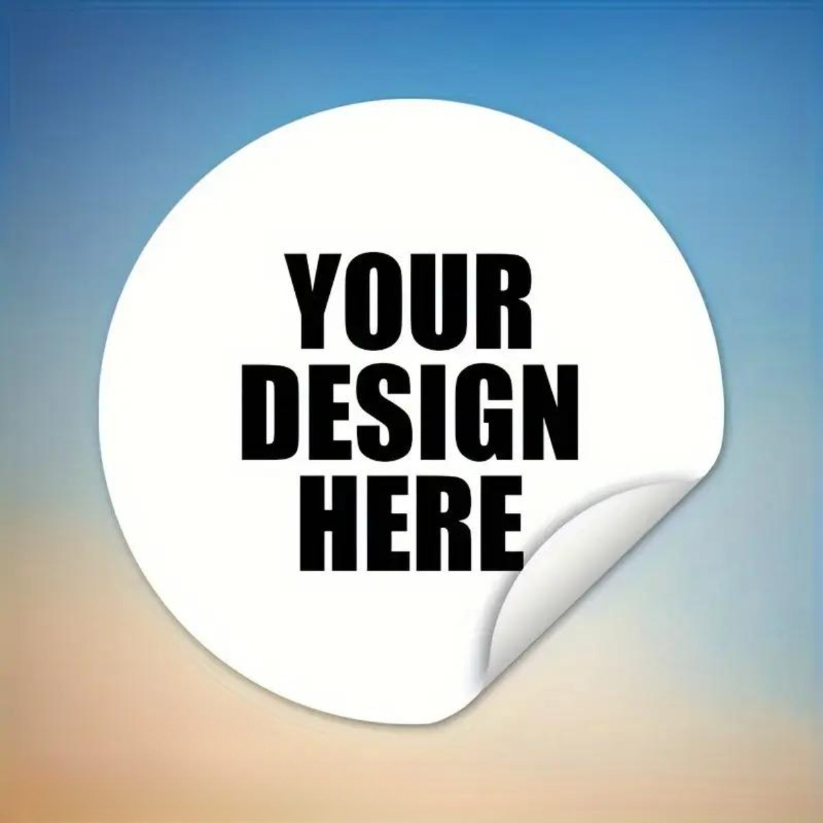 TEMU 50/100/200pcs 3/4/5/6/7/8cm Personalized Sticker Logos, Custom Label Stickers. Suitable For Occasions, Supports Custom Photos, Images, Labels.