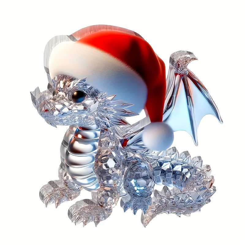 

Figurine - Acrylic Desk Decor For Christmas, Birthdays & Graduations, Dragon Decor