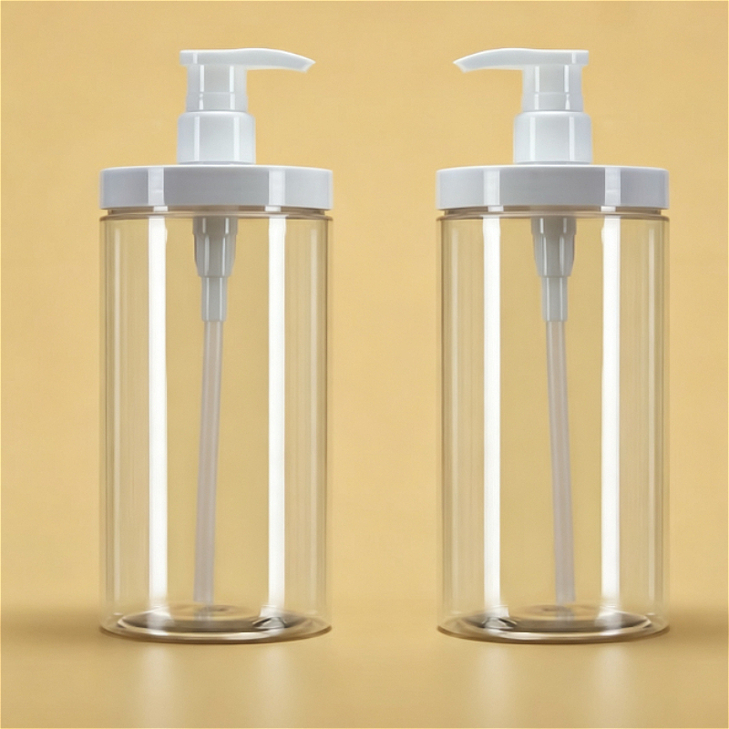 TEMU 2pcs Liushaduola Pump Dispenser Bottle With Pump - Refillable Travel-sized Plastic/ Oval Container Suitable For Shampoo, Shower Gel, Soap