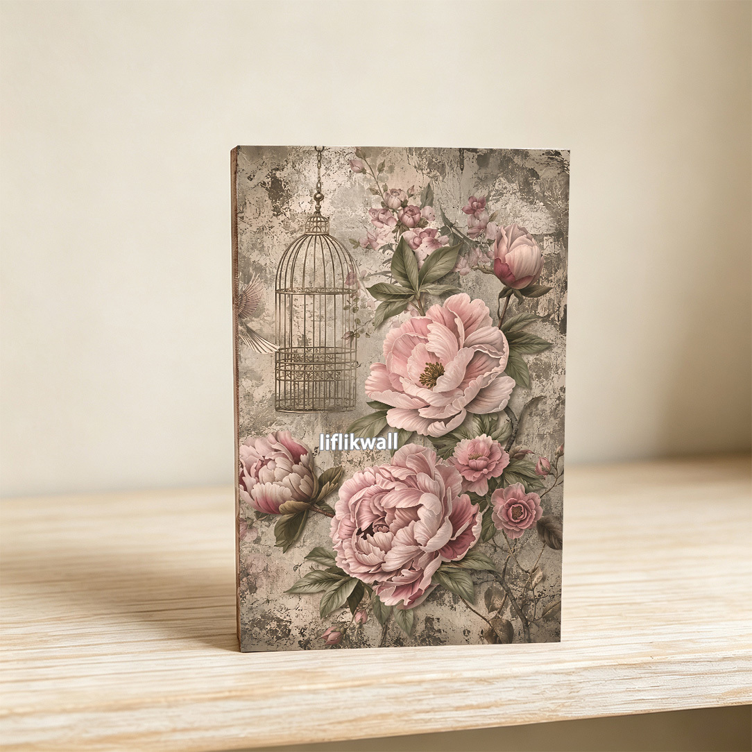 TEMU Liflikwall 1pc 2d Retro Rose-themed Garbage Diary, 96 Pages With No Patterns, Suitable For Writing Account Books, Suitable For , To-do List