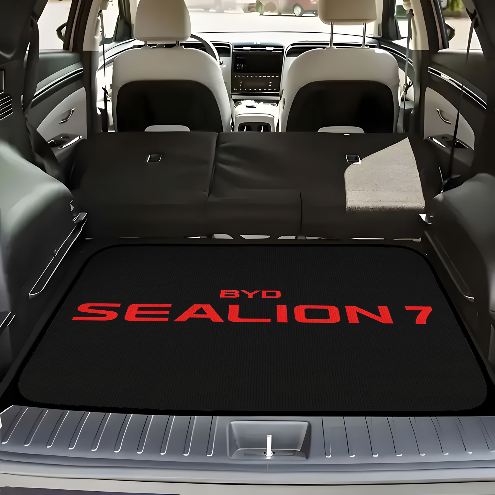 TEMU 1pc For Byd 7 Letter Print Car Trunk Mat, Universal Fit, Cargo Protection Liner For Vehicle Trunk | Fit For Cars, Trucks, Suvs | Vehicle Clean