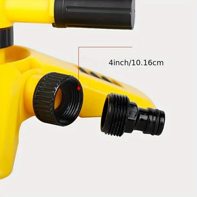 360-Degree Automatic Rotating Sprinkler Head - Durable Plastic, No Battery Needed, Ideal for Lawn & Garden Irrigation, Garden Watering Solution|Automatic Sprinkler System|Plastic Sprinkler Head, Garden Sprinkler
