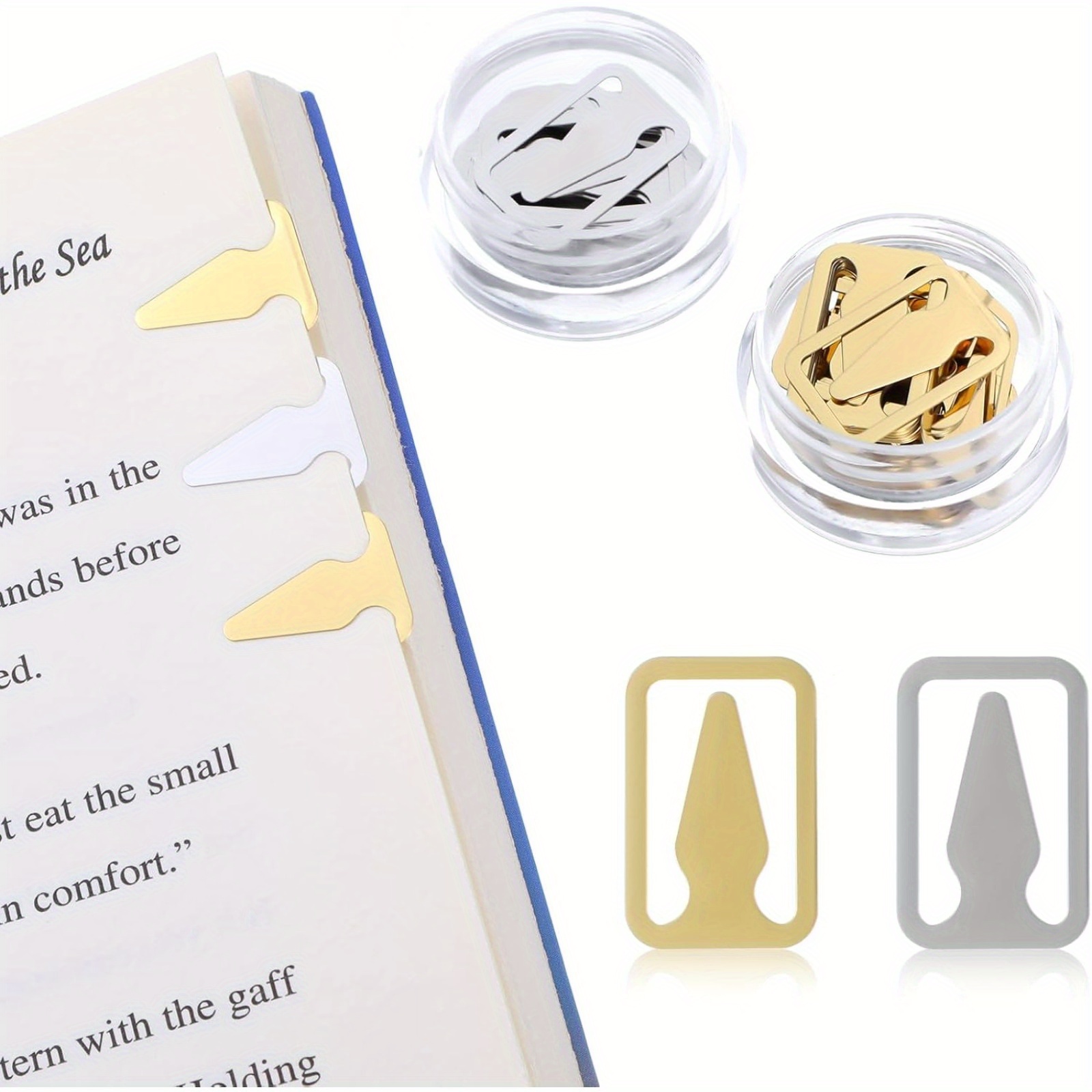 100pcs Book Line Markers, Bookmarks Book Page Markers Book Marker Clips Book Annotation Supplies for Teachers, Students, Readers, Study Tools, Teacher Resources, Functional Markers, Minimalist Bookmarks, Sturdy Page Holders,   Markers,  , Book Clips, Teachers Supplies, Book Lovers