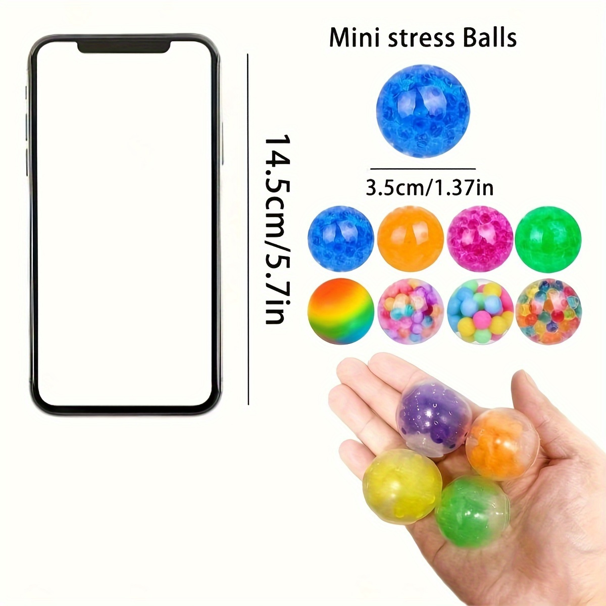 unidades bolas coloridas pequeños juguetes juego Temu Guatemala