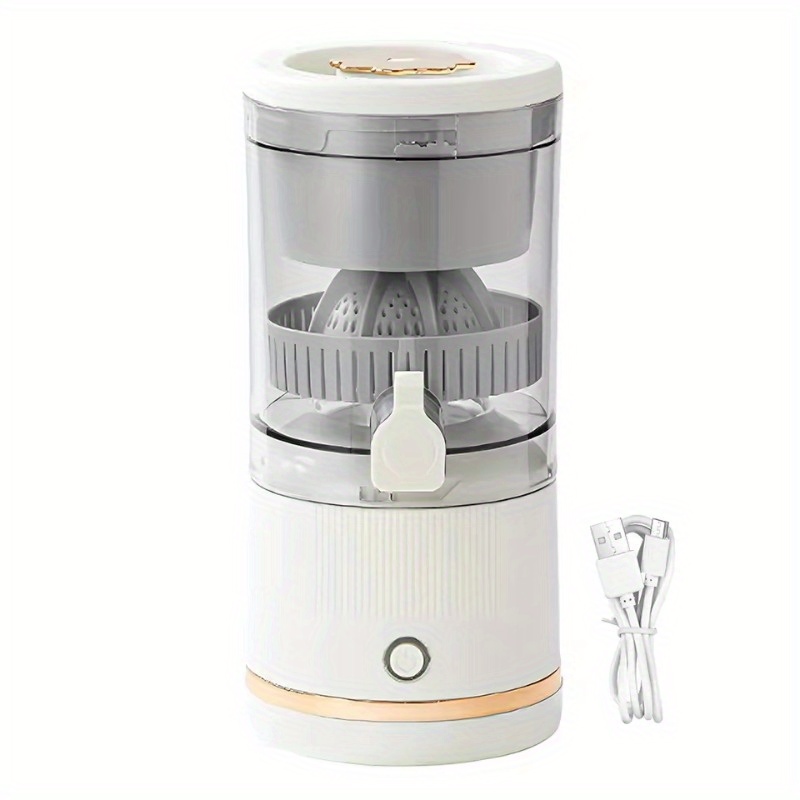 portable multifunctional juicer automatic citrus squeezer lemon juicer with usb charging kitchen gadget wireless electric juicer usb rechargeable portable automatic button control food grade pp suitable for fresh juice juice separator 1 modern kitchen accessory durable plastic structure festive gifts details 6