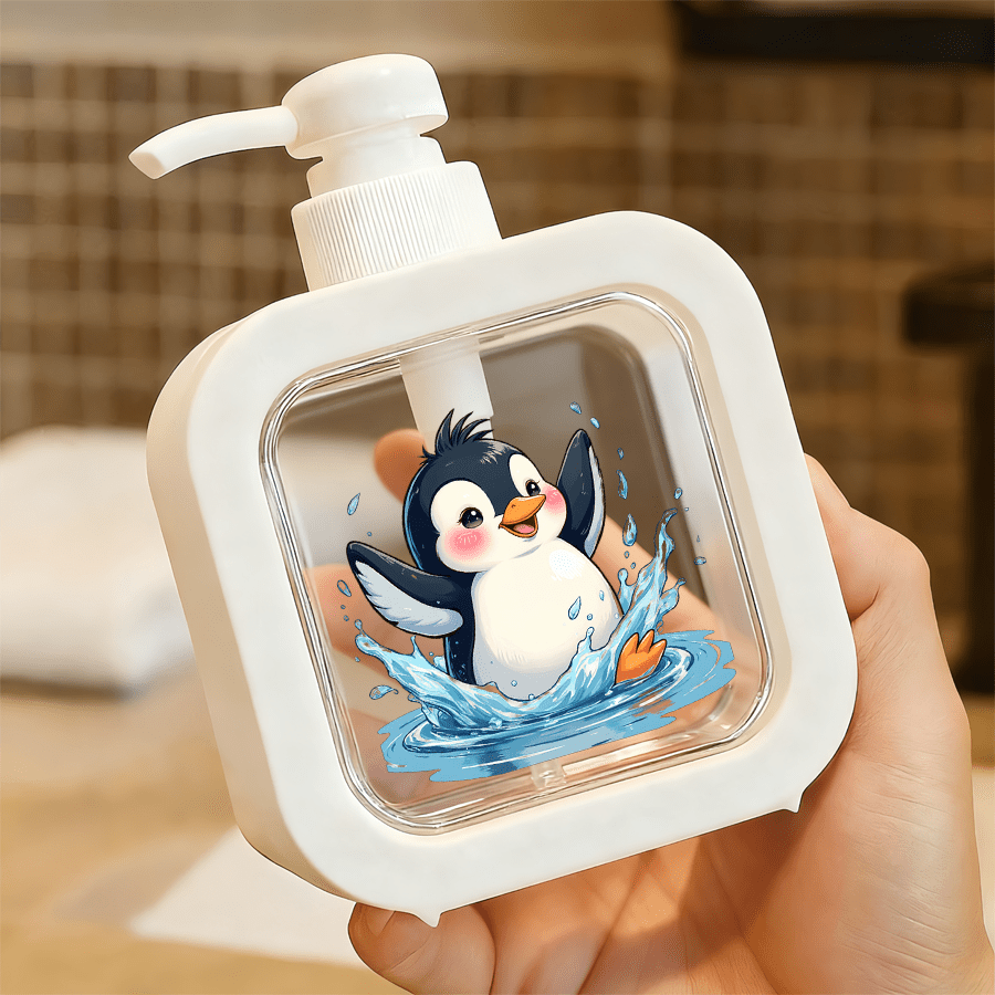 TEMU Distributore per bagno con pompa a - Design con che nell'acqua, per bagno, cucina, lavandino - per , igienizzante per , bagnoschiuma, ecc. -