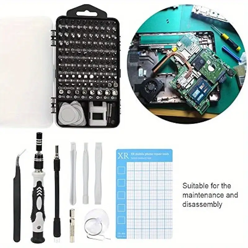 119in 1 crv screwdriver set essential toolkit for mobile and computer repairs for tech enthusiasts Product details 2