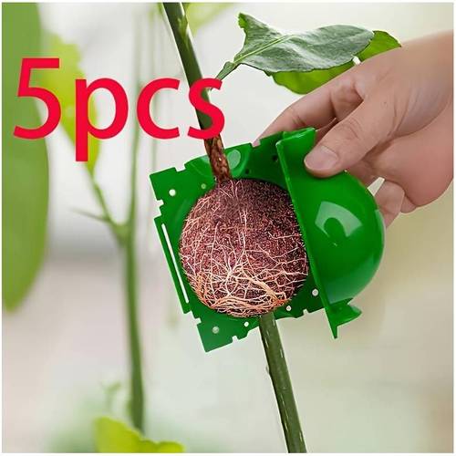 5 durable reusable boxes high quality rooting ball grafting tools for plant high pressure propagation for garden trees