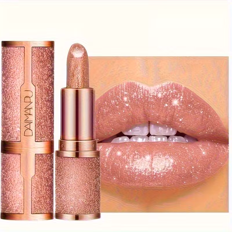 3pcs set glitter lipstick sparkling lip balm starry shimmer moisturizing long lasting lip makeup perfect christmas gift for a look Product details 0