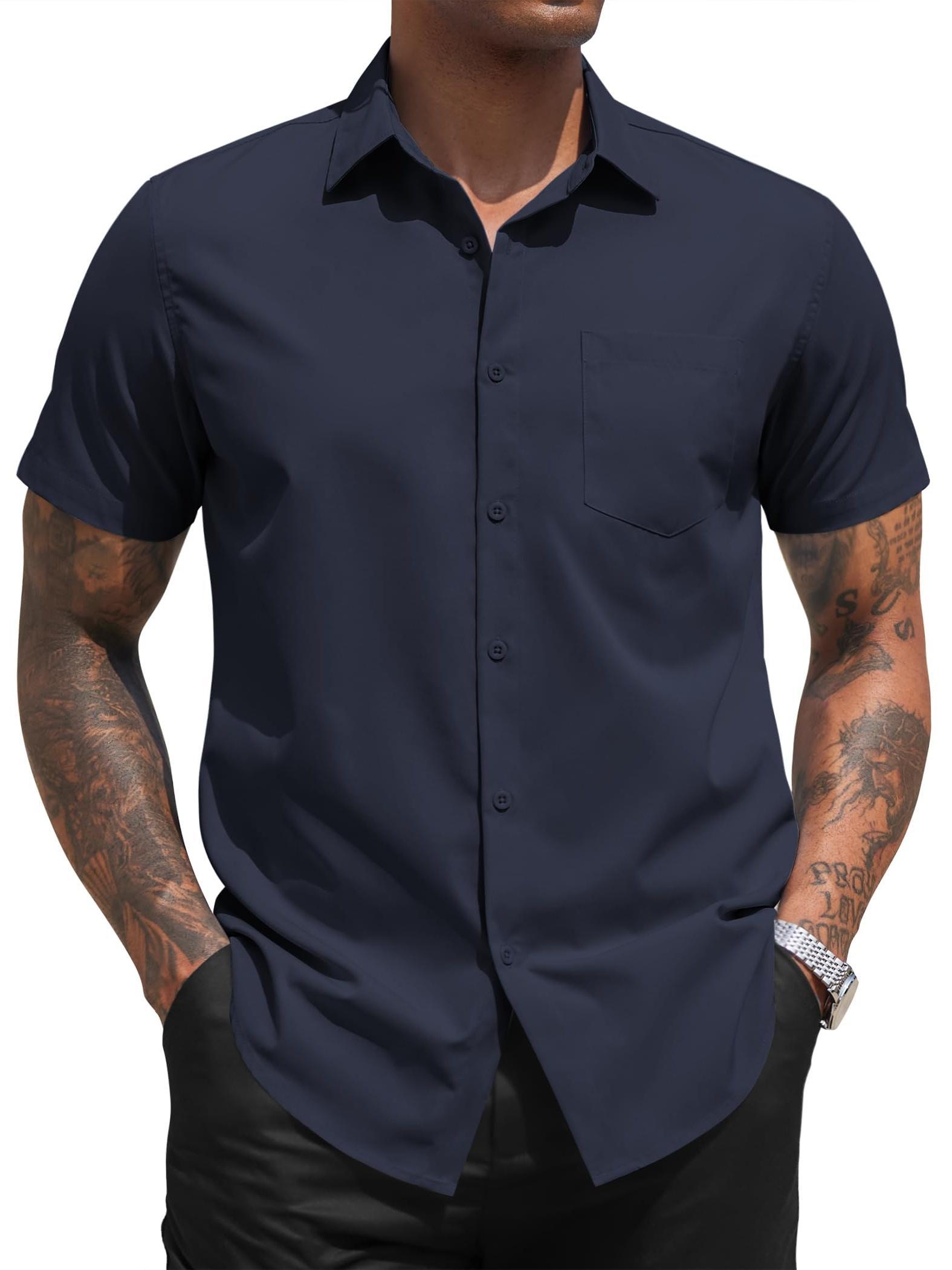 black mini shirt dress Ganni main image 0