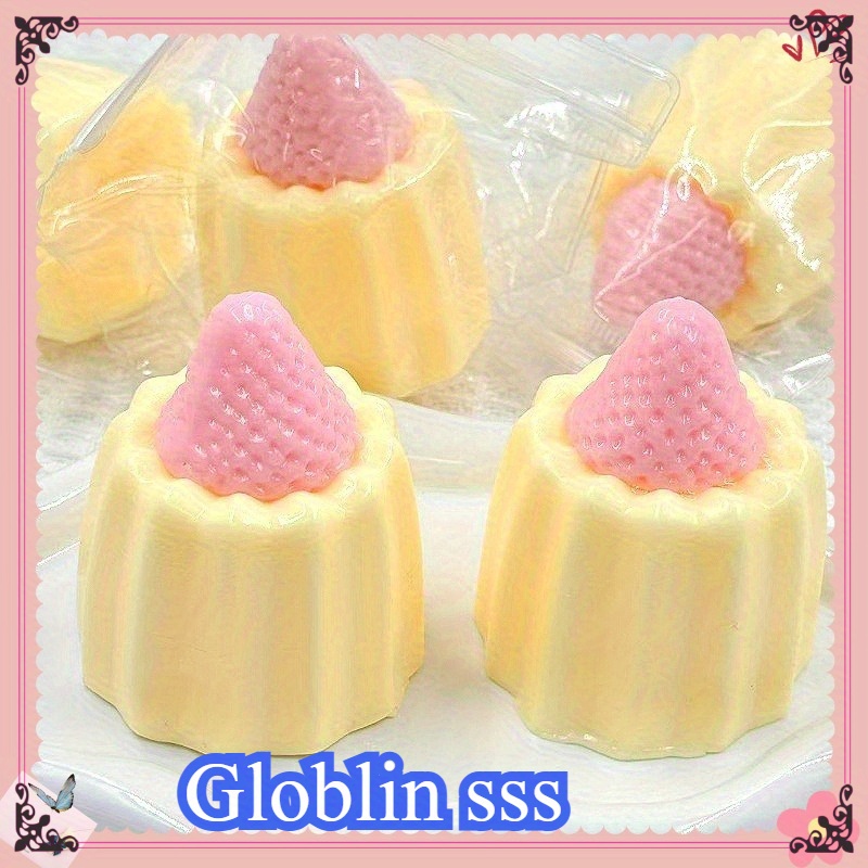 mango ice cream mini diy squeeze toy cute romantic, with slow