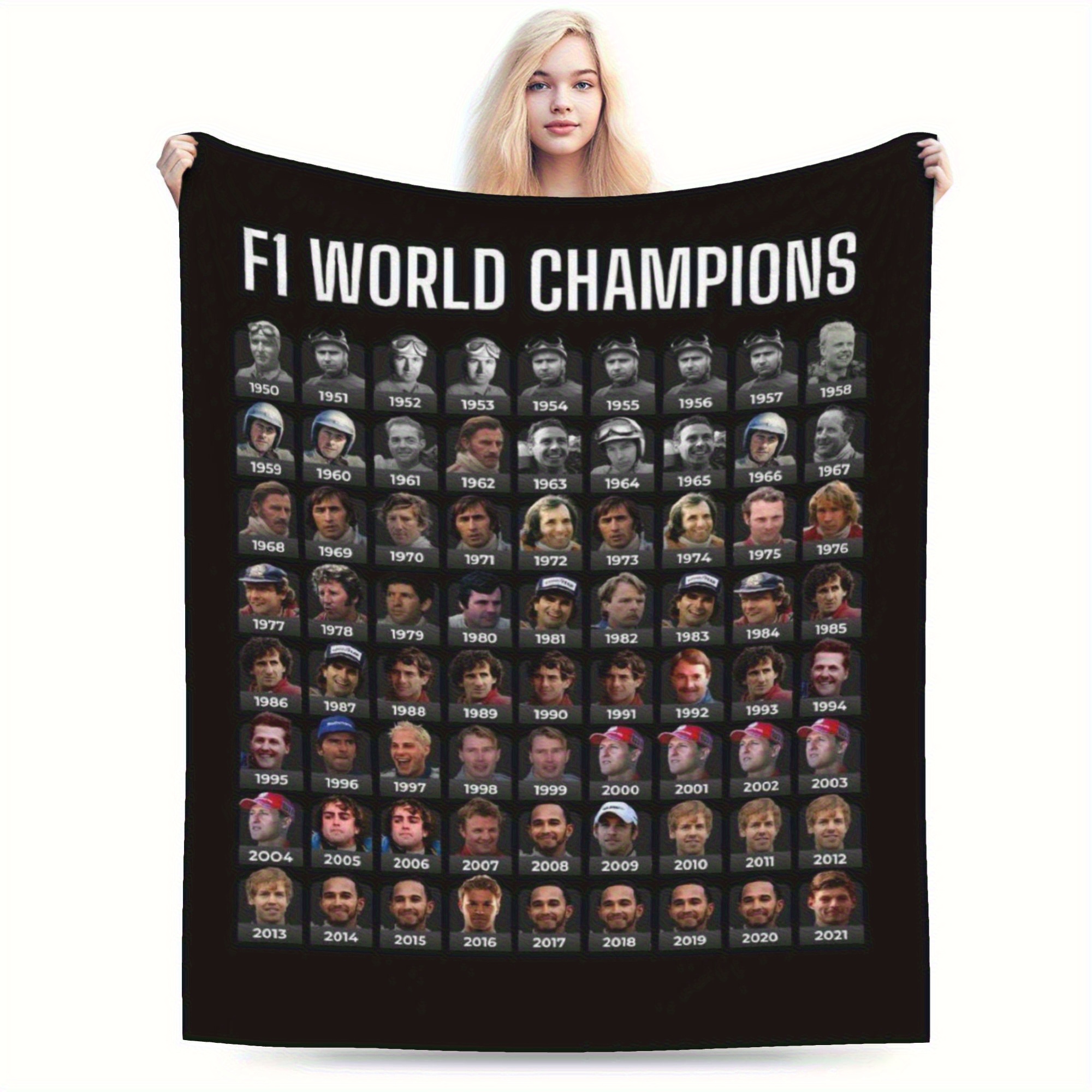 Luxe F1 Wereldkampioenen Flanellen Deken