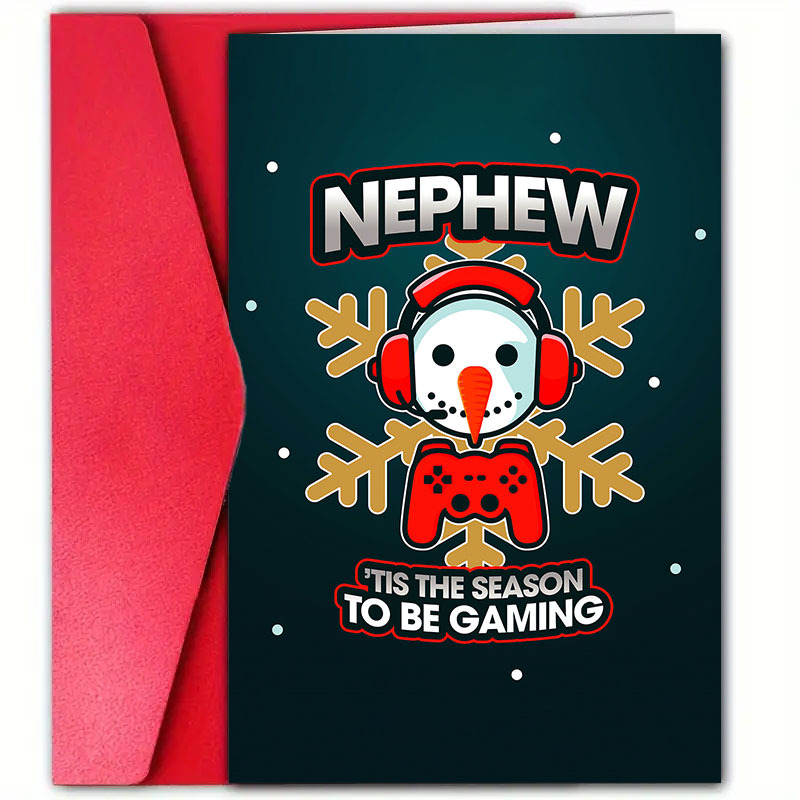 TEMU 1pc, 'tis The Christmas Greeting , 12cm*18cm, , For , Reunion, Christmas Eve, From Or Aunt, , Christmas