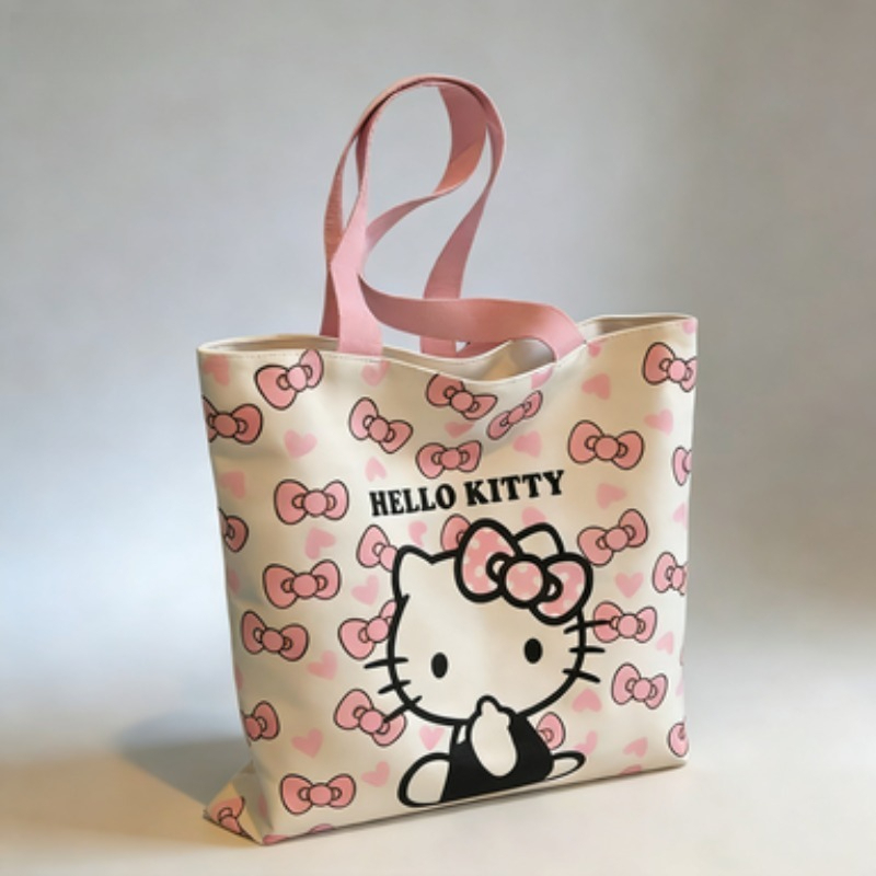 Image of Hello Kitty Tote Bag, Fashionable Commuter Handbag, Travel Bag - Suitable For Outdoor Leisure And Daily Use, Ideal Gift