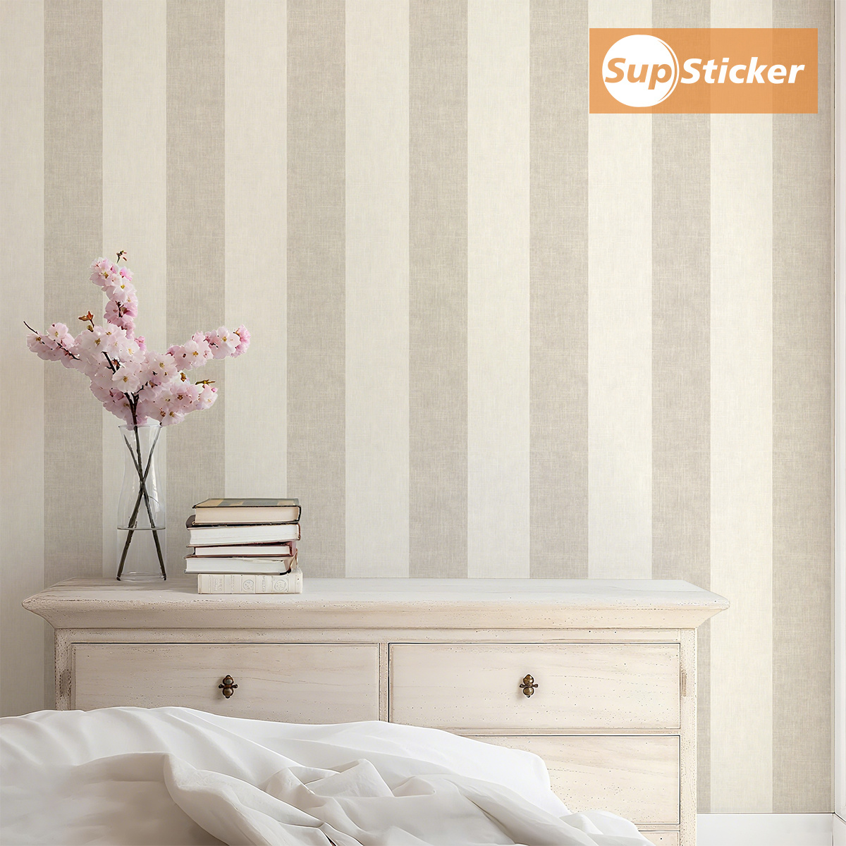 1pc minimalist modern striped style wallpaper pvc self   peel and stick removable wallpaper   diy peel and stick without residue suitable for living room bathroom bedroom and other accent walls furniture renovation home