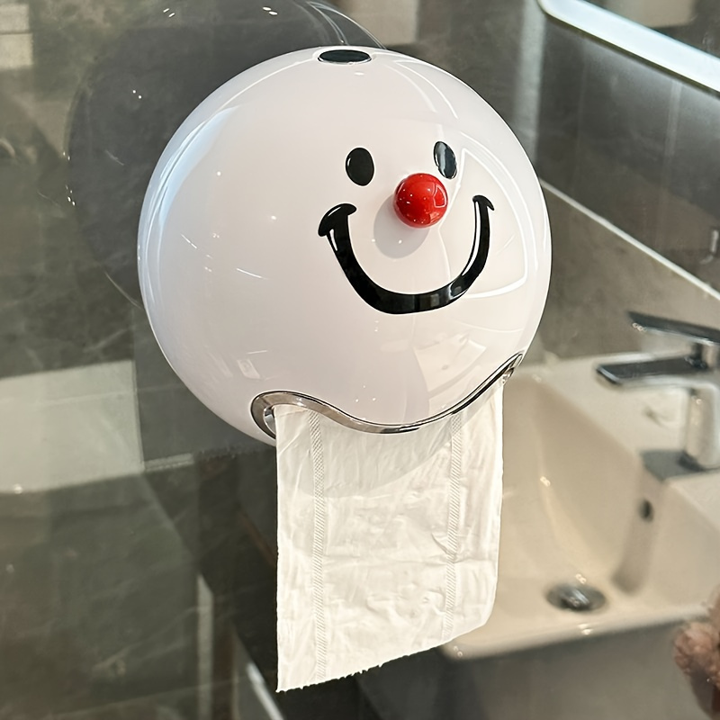  face wall mounted tissue holder no drilling required self plastic bathroom organizer with design for modern bathrooms toilet paper storage containers Product details 4