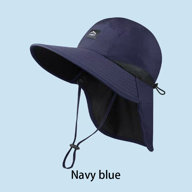 TEMU Sunscreen Wide Brimmed Fishing Hat, Suitable For Men's And Women's Fishing Hats, Suitable For Day, Thanksgiving, Mountain Day - Hand Washed,