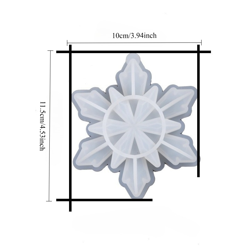 TEMU Stampo in silicone per candele a forma di di , ciondolo portachiavi a di stile Frozen