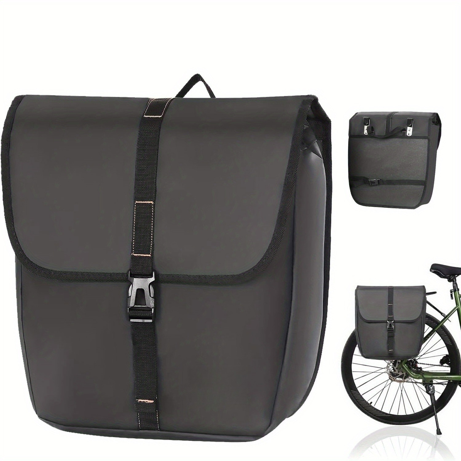 1pc 20l Bag With 2 Hooks And Carry Handle