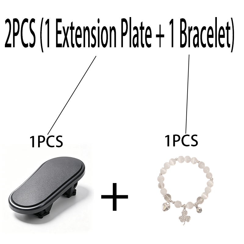 TEMU 2pcs (1pc Extension Board And 1pc Bracelet) 180 Degree Adjustable Heavy-duty Desktop Extension Board With Screws And Clamps, Ergonomic Arm And