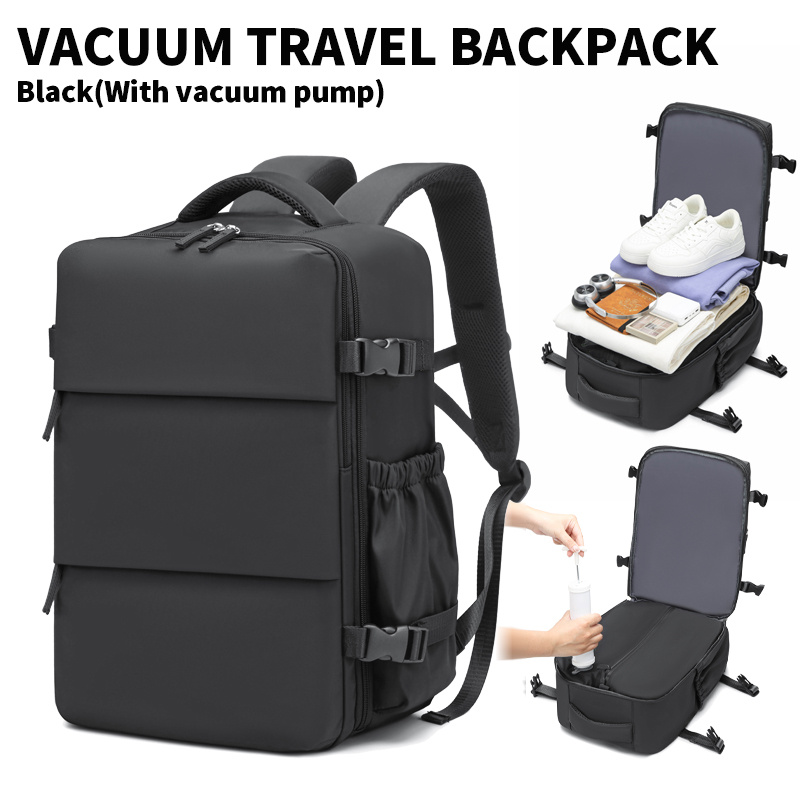E-shop Vakuum Reise Rucksack mit Vakuumpumpe, geeignet für Geschäftsreisen und kurze Studentenreisen, ergonomisches Design, 6.54X11.42X5.9 Rucksack mit