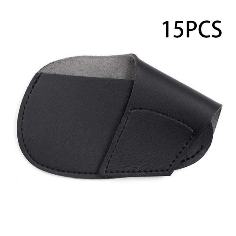 TEMU 15pcs Custom Black Golf Club Headcovers, Durable Iron Protector Caps With , Scratch-proof& Fog-proof Design- Universal Clubs, Stylish Flexible