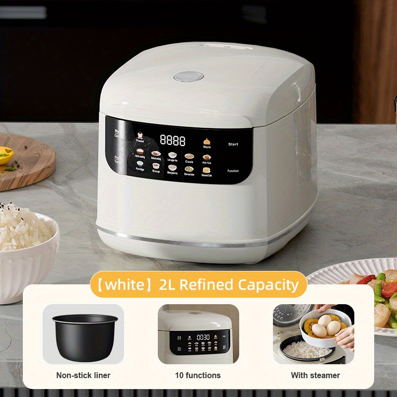 Mini Cuiseur à Riz Portable 1L - Cuisson Automatique Et Maintien Au Chaud Pour Voyage