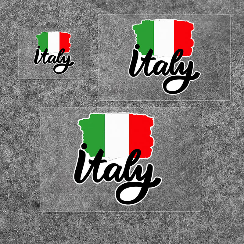Italy Round Decal Italia Italian Flag Car Chrome Emblem Sticker Island – Car Chrome Decals