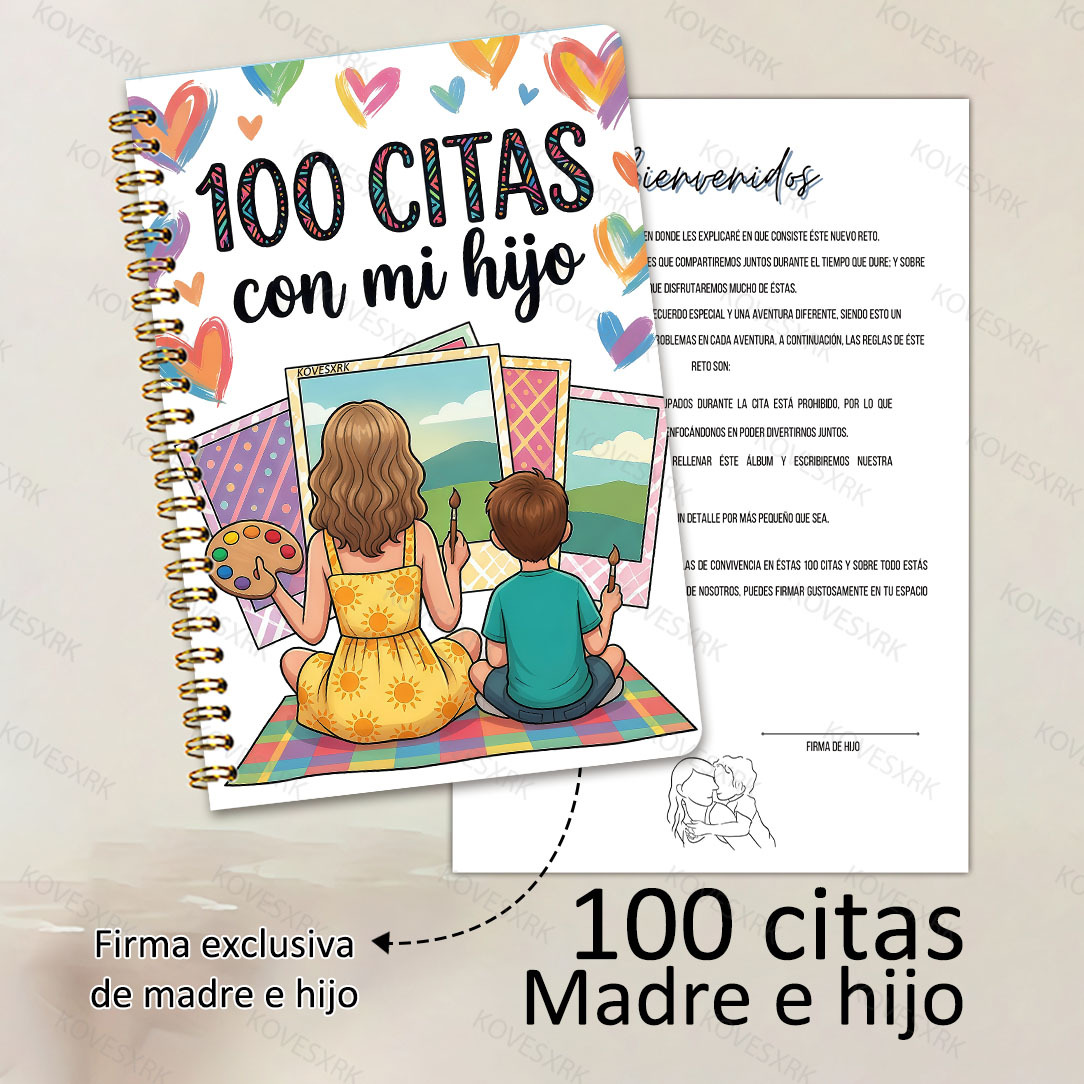 TEMU KOVESXRK 100 Días Libro de Recuerdos de e | Diario Emocional - Conmovedor | Cuaderno con Cubierta Colorida de Pintada a | de 100 Días Diseñados