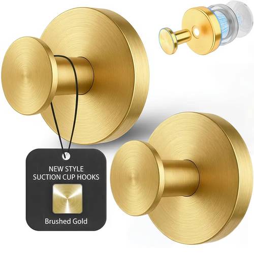 2pcs stainless steel 304 hooks with powerful suction cup vacuum technology for wall mounted towel hooks 6 8kg load capacity waterproof rust resistant ideal for bathrooms kitchens on glass mirrors tiles
