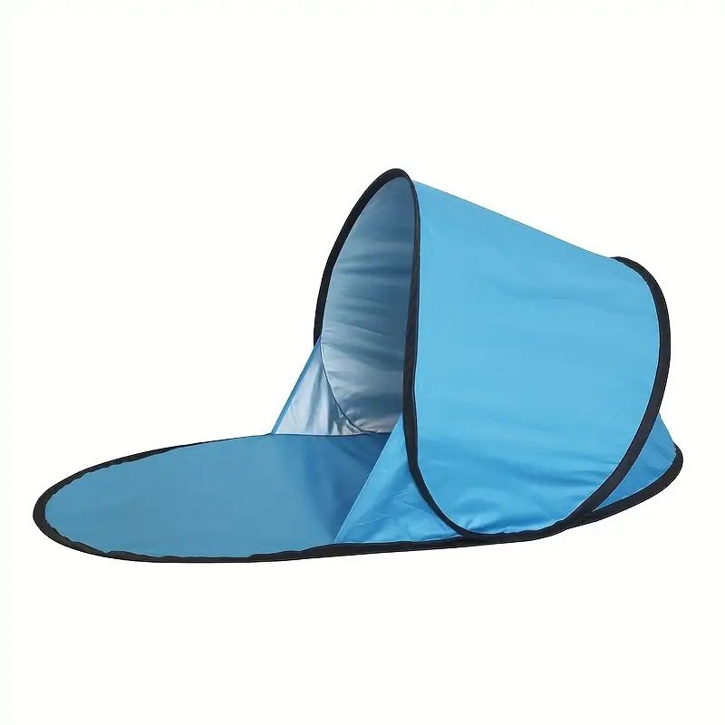 TEMU 1 Person Instant Open Camping Tent- Quick Setup, Lightweight And Portable Open Front Design, Suitable For Hiking, Beach, Picnic-