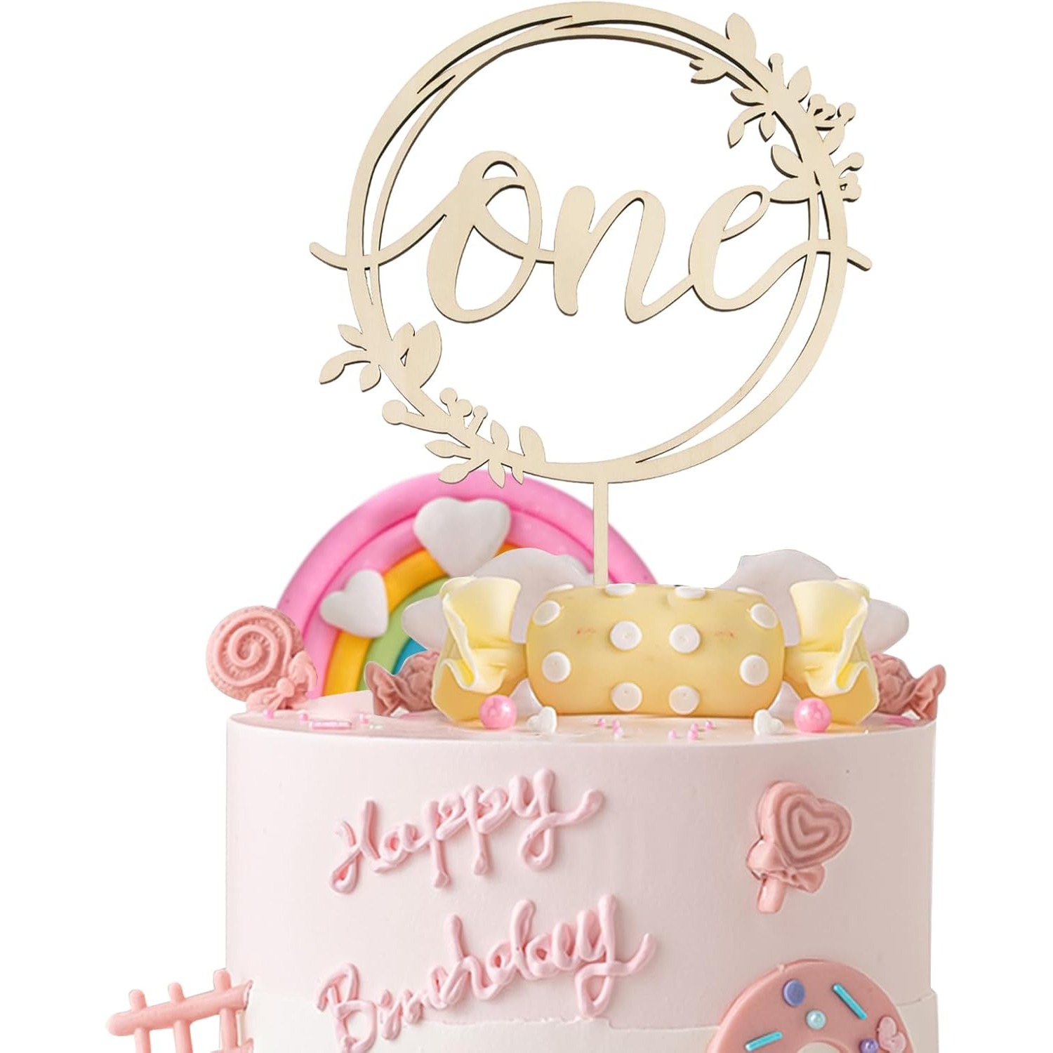 1pc Cake Decorations Birthday Cake Decorations First Communion Cake Decorations Baptism Cake Decorations Party Decorative Supplies For 1 Year Old Birthday Party Halloween&christmas