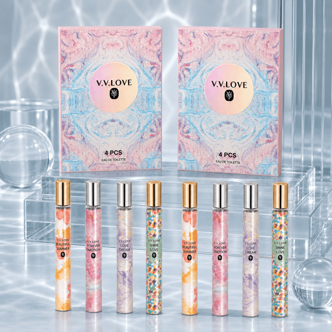 Image of X 8, Gourmand Perfume, Women's Perfume, Perfume Set, Elegant And Romantic Feminine Scent, Suitable For Daily, Office, Travelling - Gift For Girlfriend And Mother, Suitable For All Kinds Of