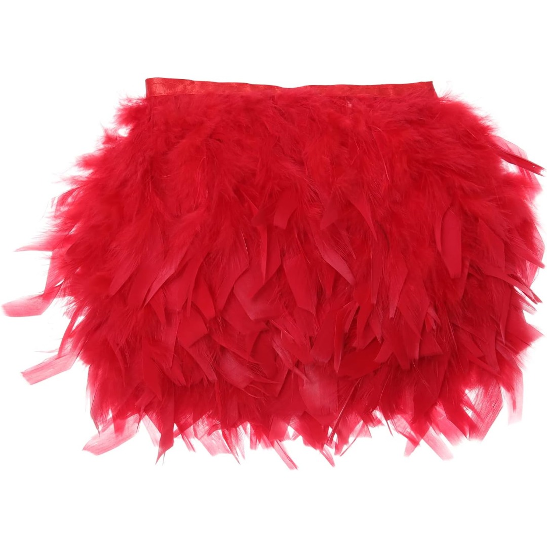 TEMU 1pc Pack, Width 10-15cm/4-6inch, Soft And Flowing Colorful Long-pile Trim. Multiple Colors . Ribbon- With For Strength And Tear Resistance. Cut,
