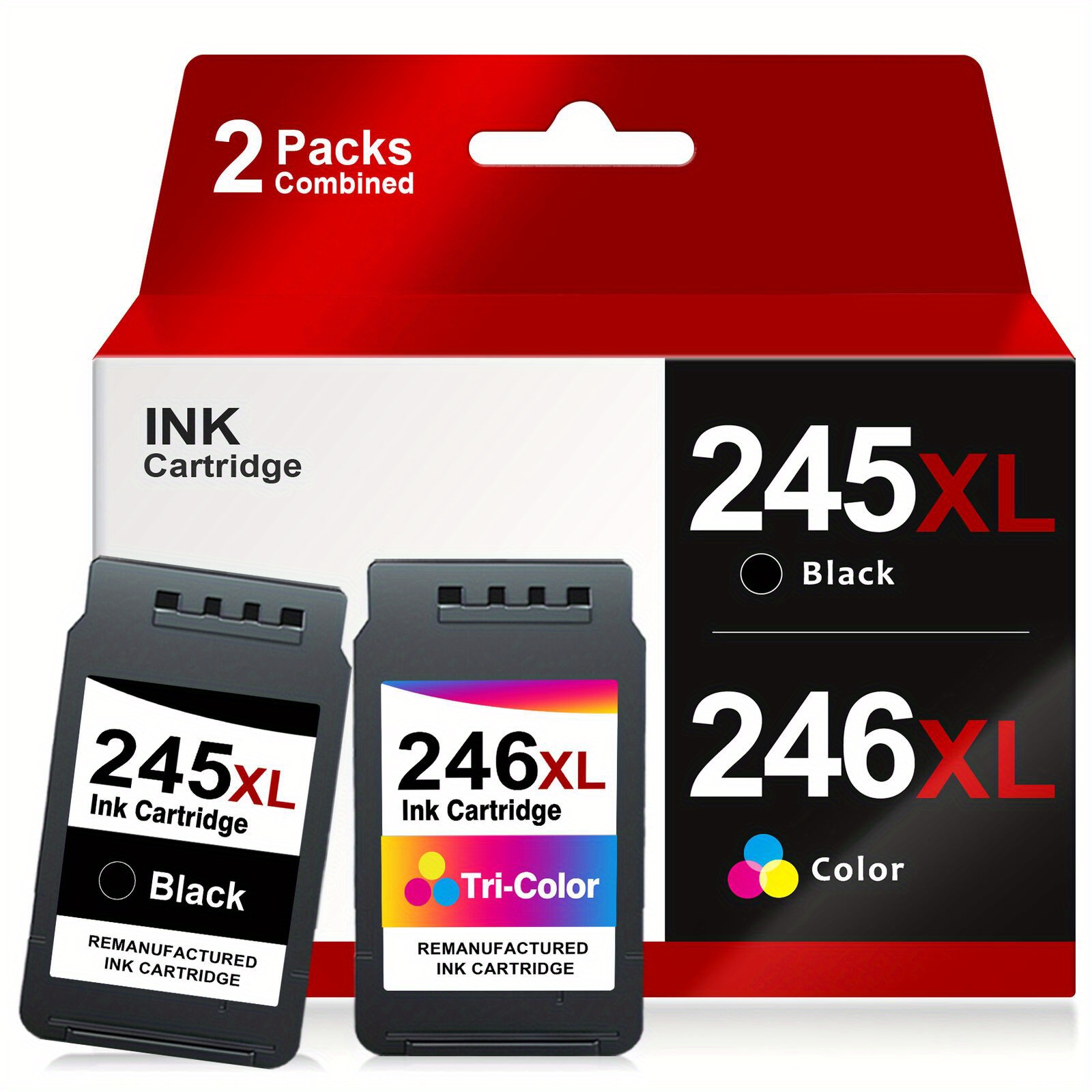 

245xl 246xl Ink Cartridge Replacement For Pg-245 Cl-246xl High- Compatible For Mx492 Mx490 Mg2522 Mg2922 Mg2520 Mg2920 Mg2420 Tr4520 Ts3122 Printers, Black And Color