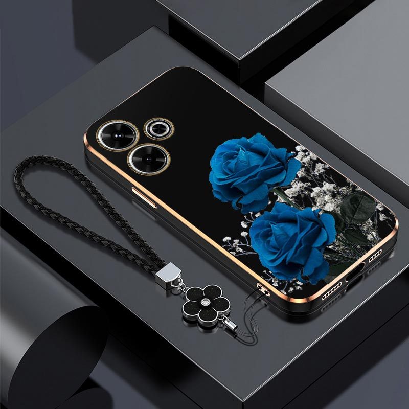 TEMU Étui téléphone : Rose pour Redmi 13 4G, en électroplastie, offrant une expérience durable en