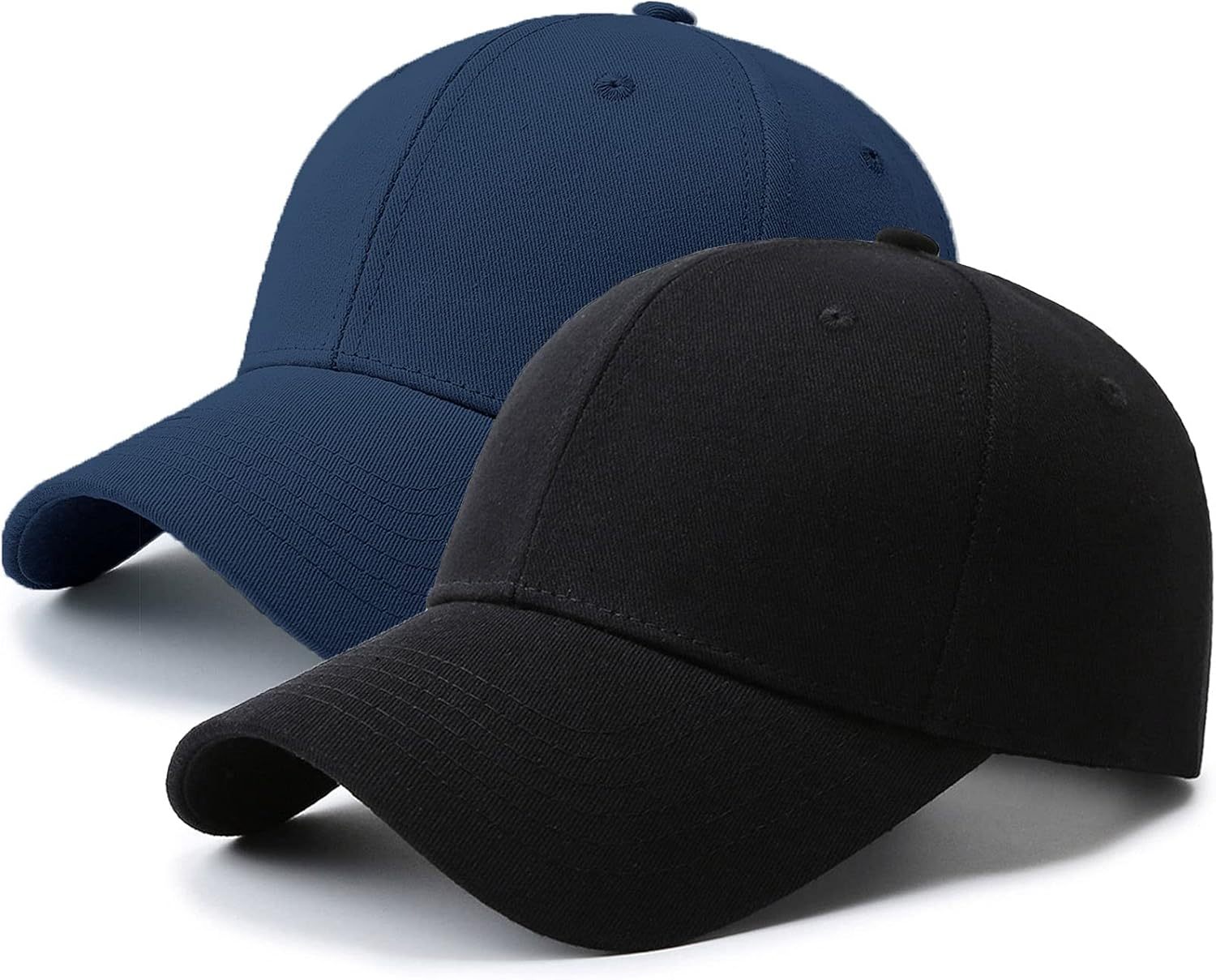 Set of 2 Baseball Caps Suitable for Golf, Perfect for Dads, Unisex, Ideal for Couples As Gifts. A Top Pick, Featuring a Printed Design, These Caps Are Washable And Great for Outdoor Activities. They Offer a Casual Look And Can Be Easily Matched with