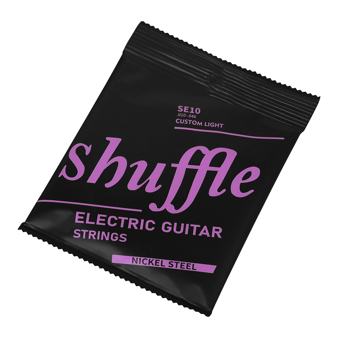 TEMU Shuffle Se10 , High + Nickel Steel Wound, Silvery Ball End, Anti-rust Coating, (010-046)