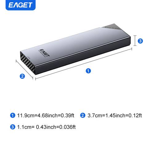 se630d nvme sata m 2 ssd enclosure adapter usb 3 2 gen to nvme pci e sata m key b m key solid state drive external enclosure aluminum alloy support uasp trim for ssds 2230 2242 2260 2280