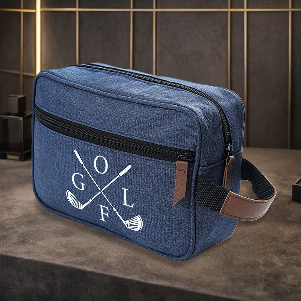 TEMU ゴルフクラブトイレタリーバッグ、メイクバッグ、旅行レジャー収納バッグ、ストートバッグ、出張必須、無地シングルアイテム、多機能トイレタリーバッグ