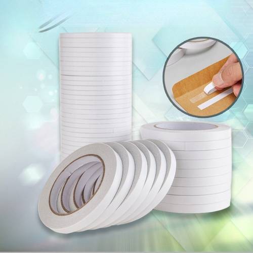 6 rollos de cinta cara, cinta adhesiva fuerte - tiras de cinta transparente para , manualidades, tarjetas, scrapbooking - calidad, amigable con superficies de madera