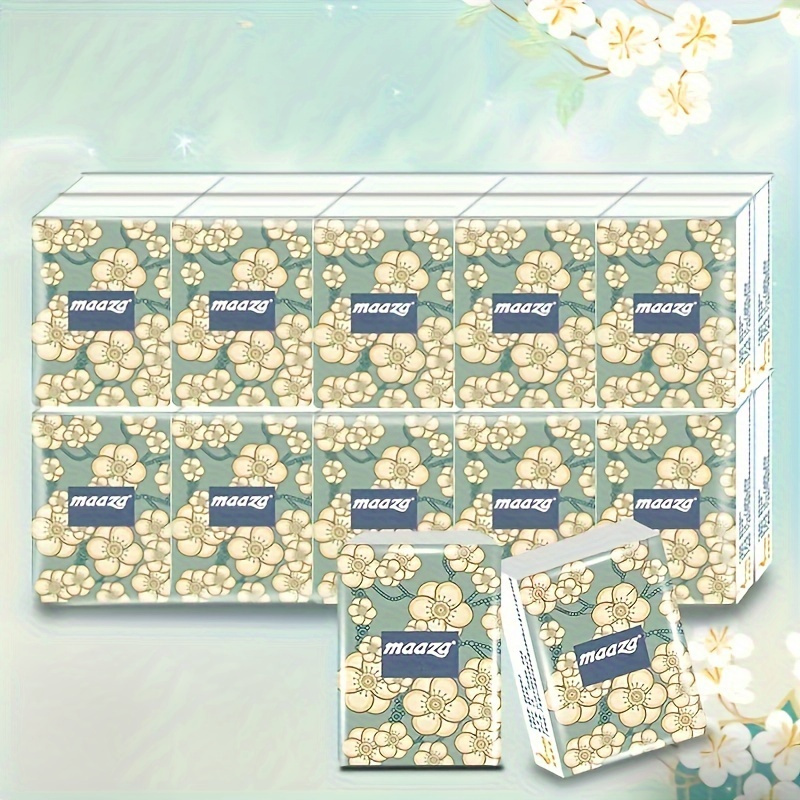 

30/15 Packs Of Mini Portable Facial Handkerchiefs, Of , 5 Sheets Per Pack, No Bpa, No , , Suitable For Travel