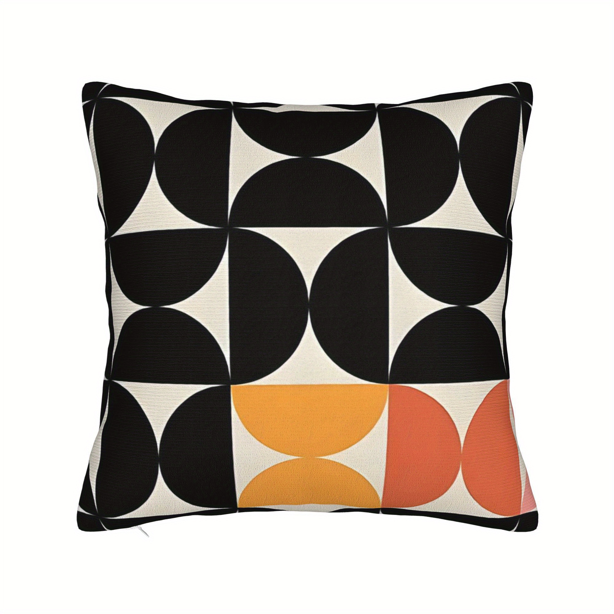 TEMU Housse de coussin à motif d'affiche Bauhaus pour housses de canapé