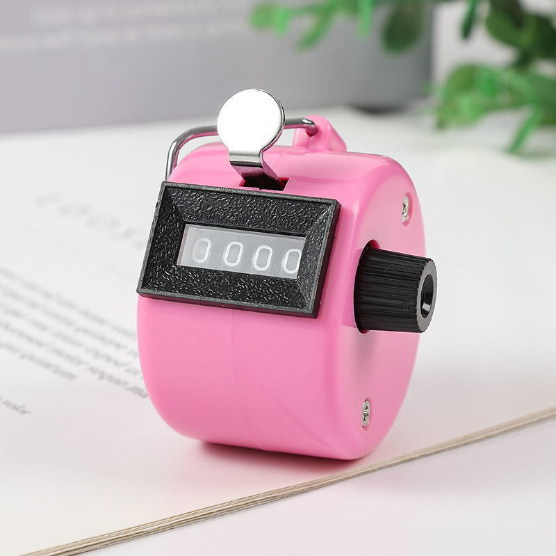 Image of Handheld Tally Counter 4-digit Number Counter Mechanical Counters For Extreme Luxury Experience In Coaching Knitting People Counting Lap Tracking Fishing Golf