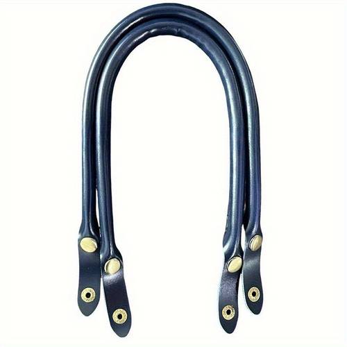 2 pu leather wallet handle with button closure long retro belt loop handbag strap suitable for diy bag making mom purses handbag accessories diy wallet making
