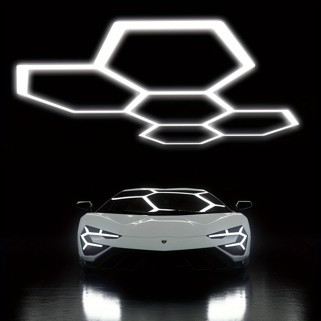 LED Hexagon Garage Light